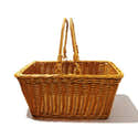 Lot De 5 Paniers De Courses 22L - Vert Foncé - Plastique Robuste, Empilables, 2 Anses - Pour Magasin Ou Particulier - 7