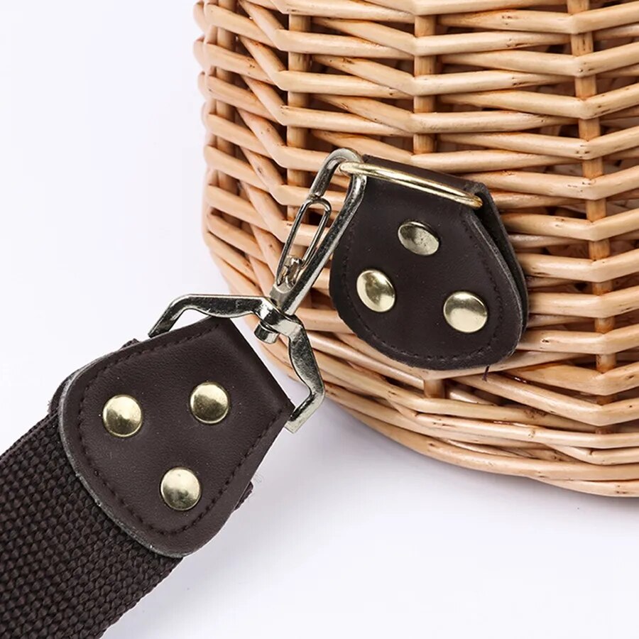 Panier de pêche en osier